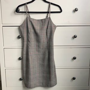 Plaid pencil dress